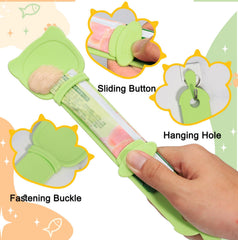 MeowAroma cuillère-distributeur chat coulissant, portions adaptées pour petites friandises