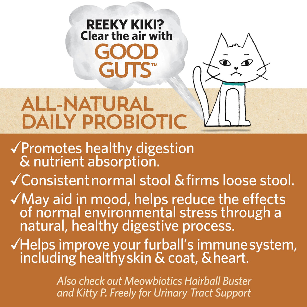 Doseur Meowbiotics Good Guts pour chat, administration simple