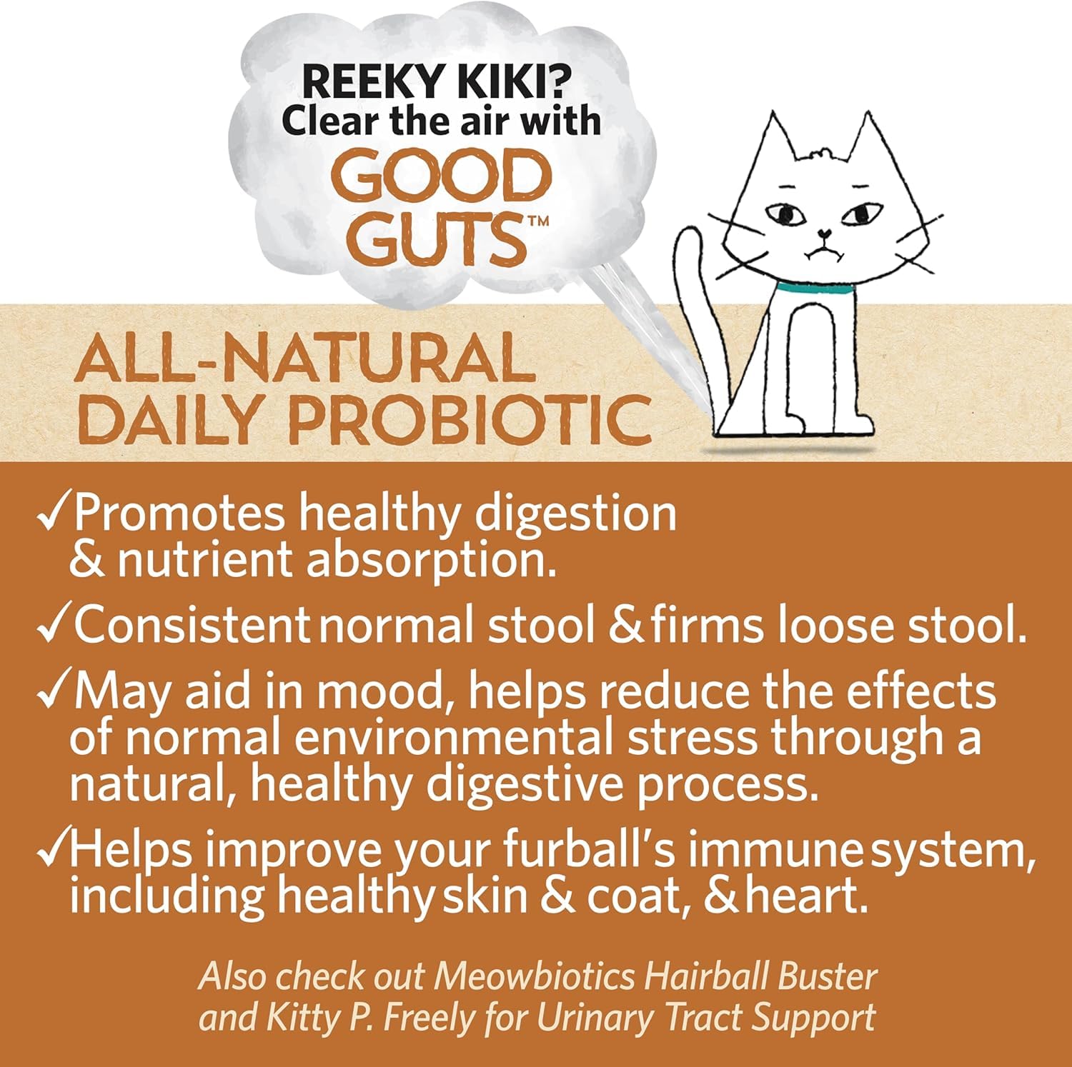 Pack varié Meowbiotics – Probiotiques pour routine féline