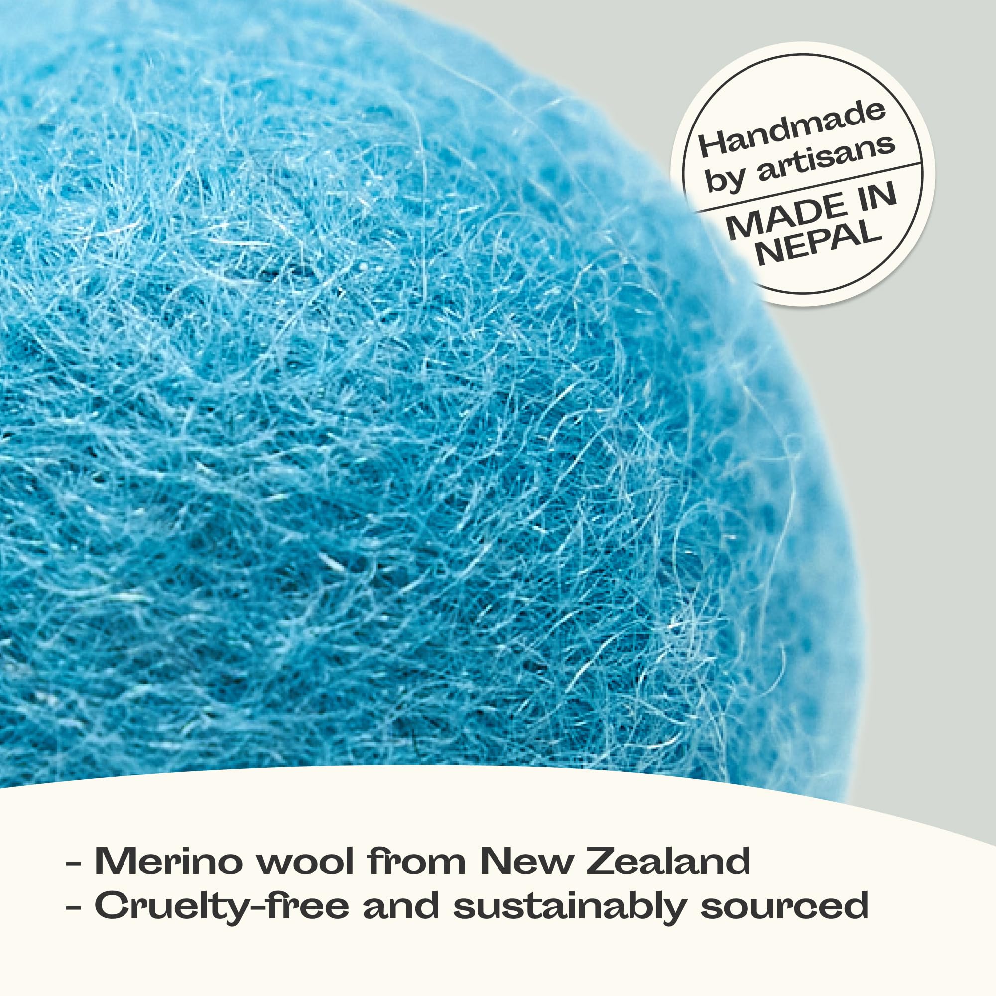 Couleur aquamarine des boules MEOWFIA, texture douce et attrayante pour mâcher et jouer