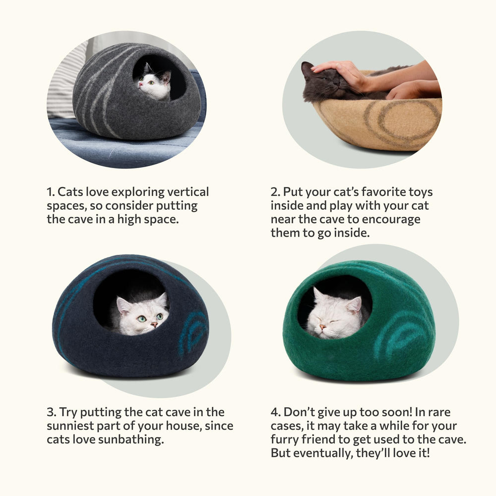 MEOWFIA cave chat taille moyenne adaptée jusqu'à 4,5 kg.