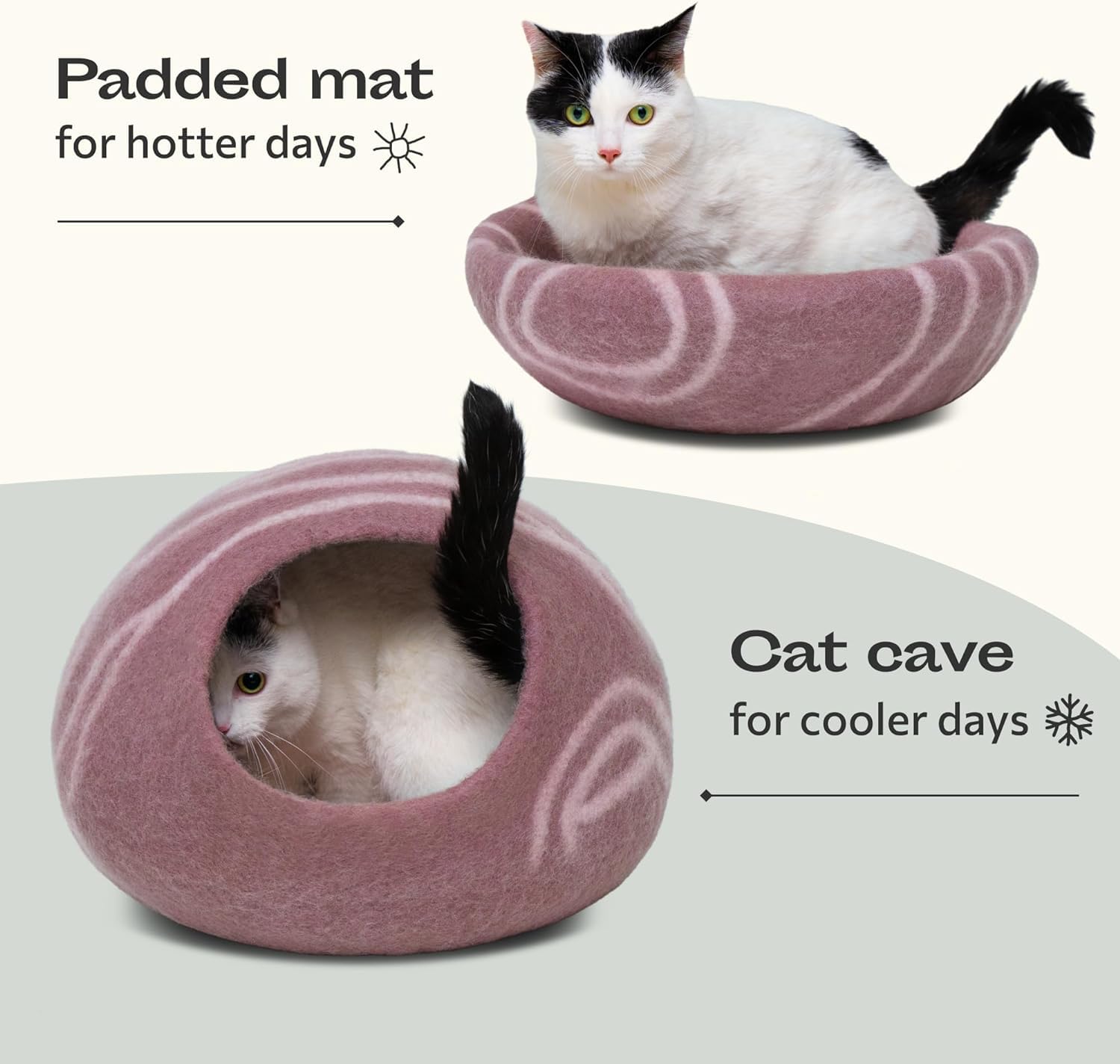 MEOWFIA caverne-chat couture artisanale assure robustesse et douceur durable.