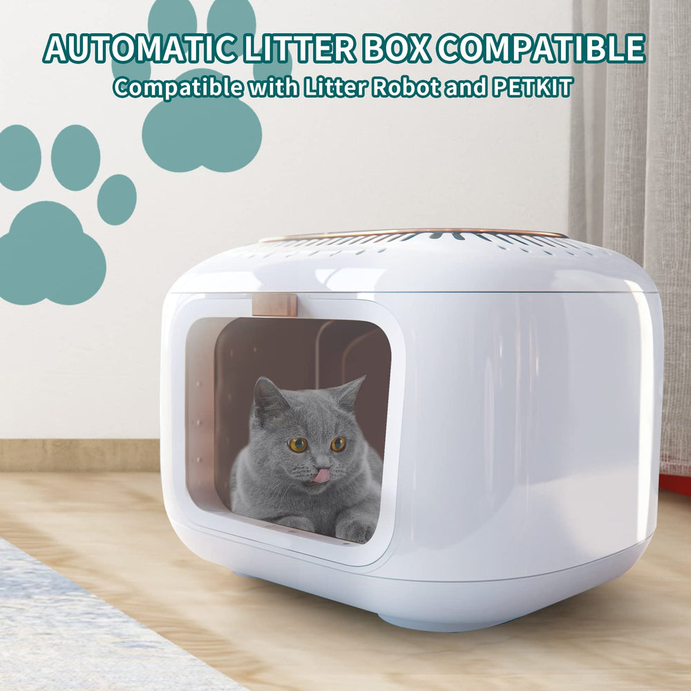 Meowgic Paws litière jetable dans les toilettes, option pratique et écologique.