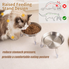 Base anti-glisse en silicone assure la stabilité des repas Meowgod.