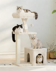 MeowHomm condo chat doux, espace privé pour siestes et observation.