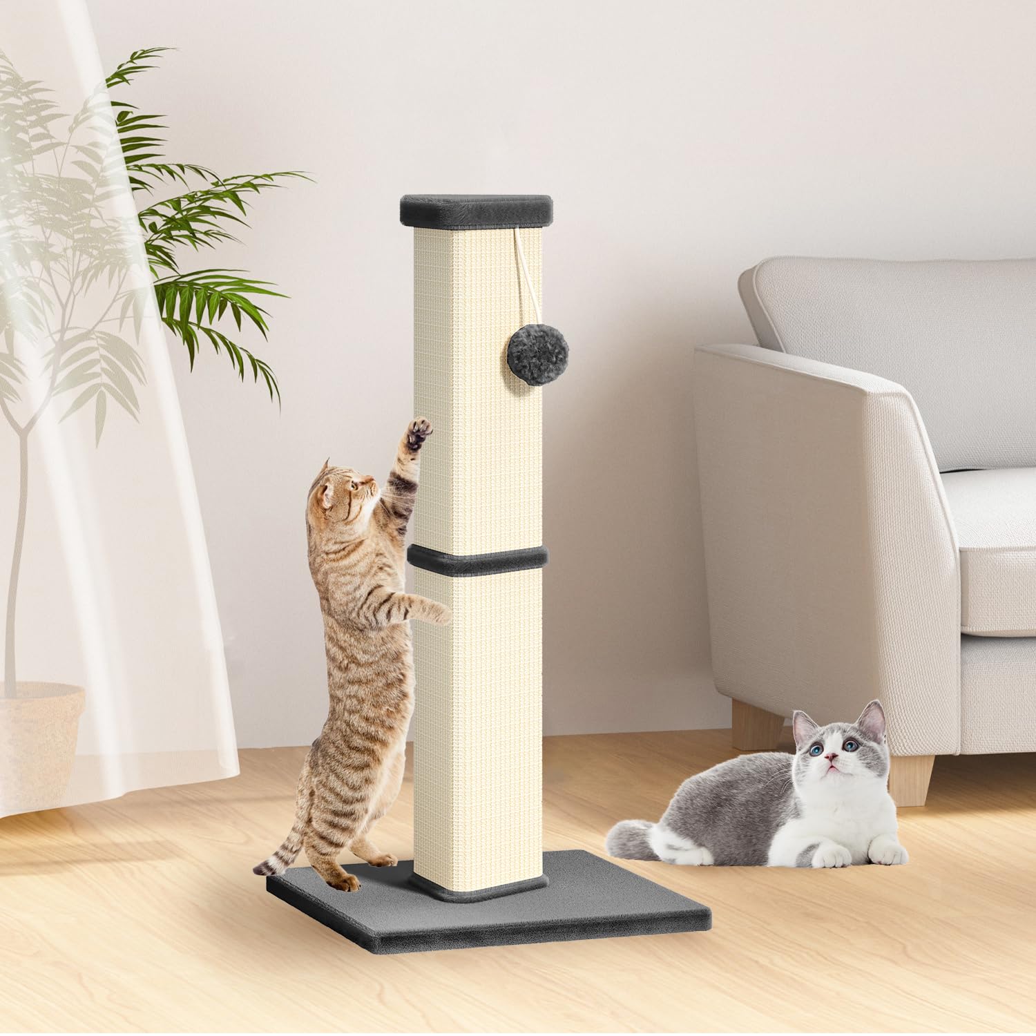 MeowHomm Griffoir Installation Rapide: montage rapide grâce aux outils inclus.
