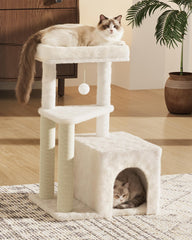 MeowHomm perchoir élevé – lieu d'observation idéal pour les chats qui aiment surveiller.