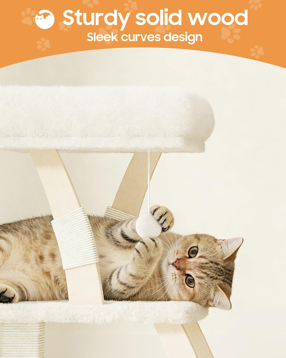 MeowHomm posts sisal naturel, protège vos meubles et satisfait les griffades.