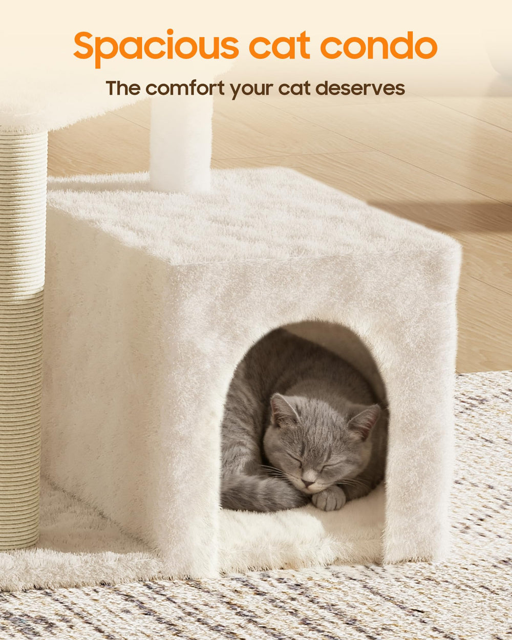 MeowHomm poteaux sisal – grattage naturel et exercice intégré pour le mobilier.