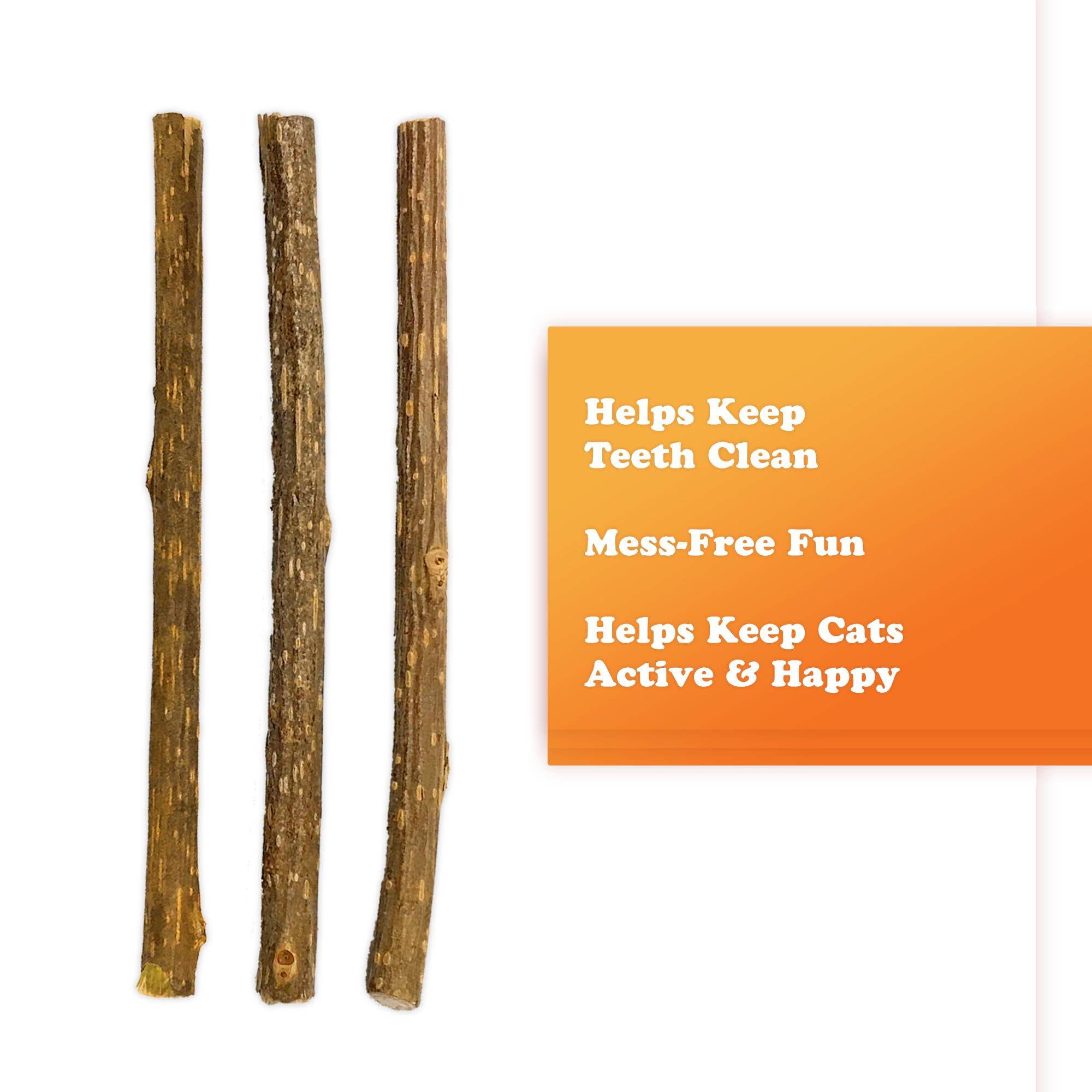 Meowijuana Silvervine texture naturelle favorisant la mastication et le divertissement