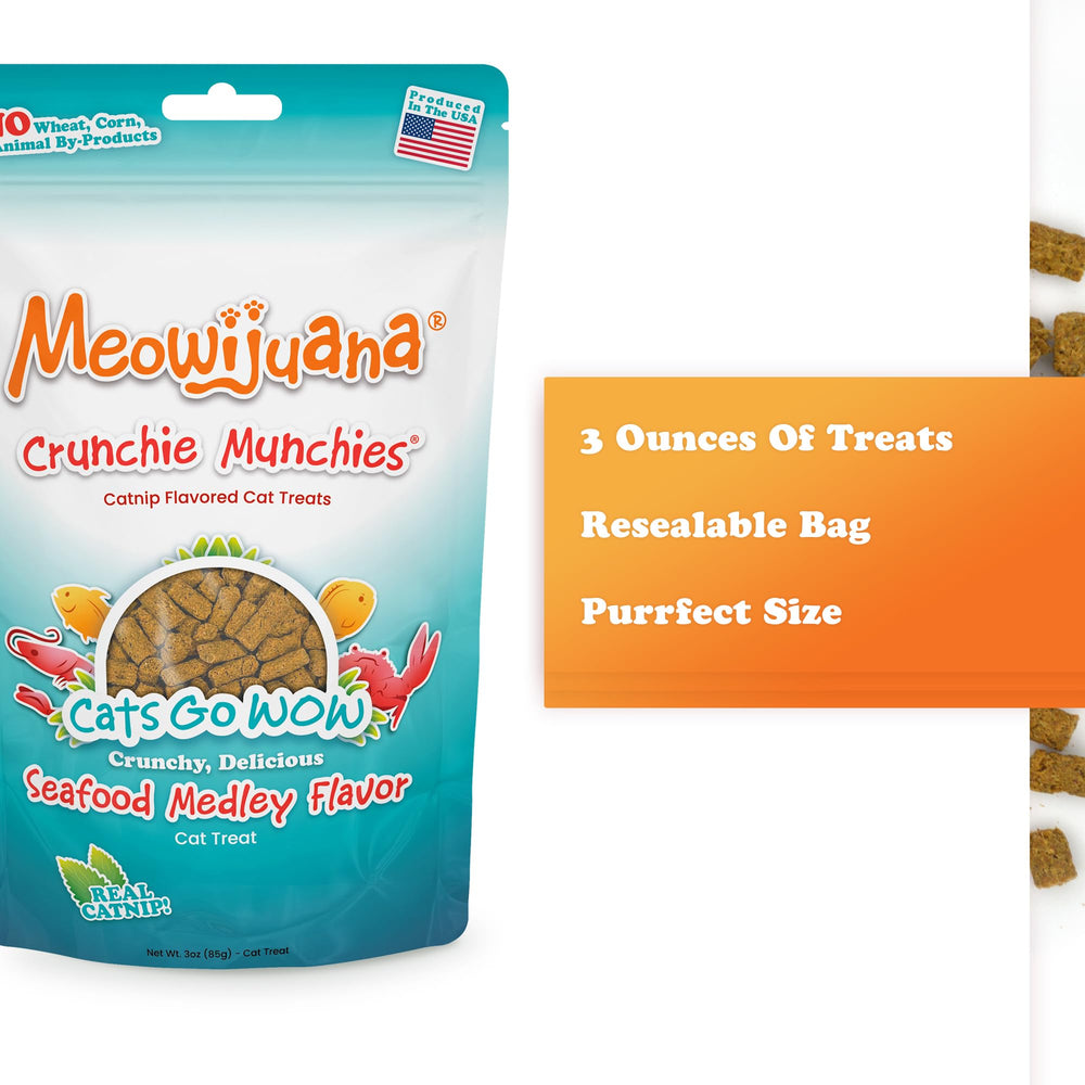 Meowijuana Crunchie Munchies crevettes – texture croquante et goût séduisant