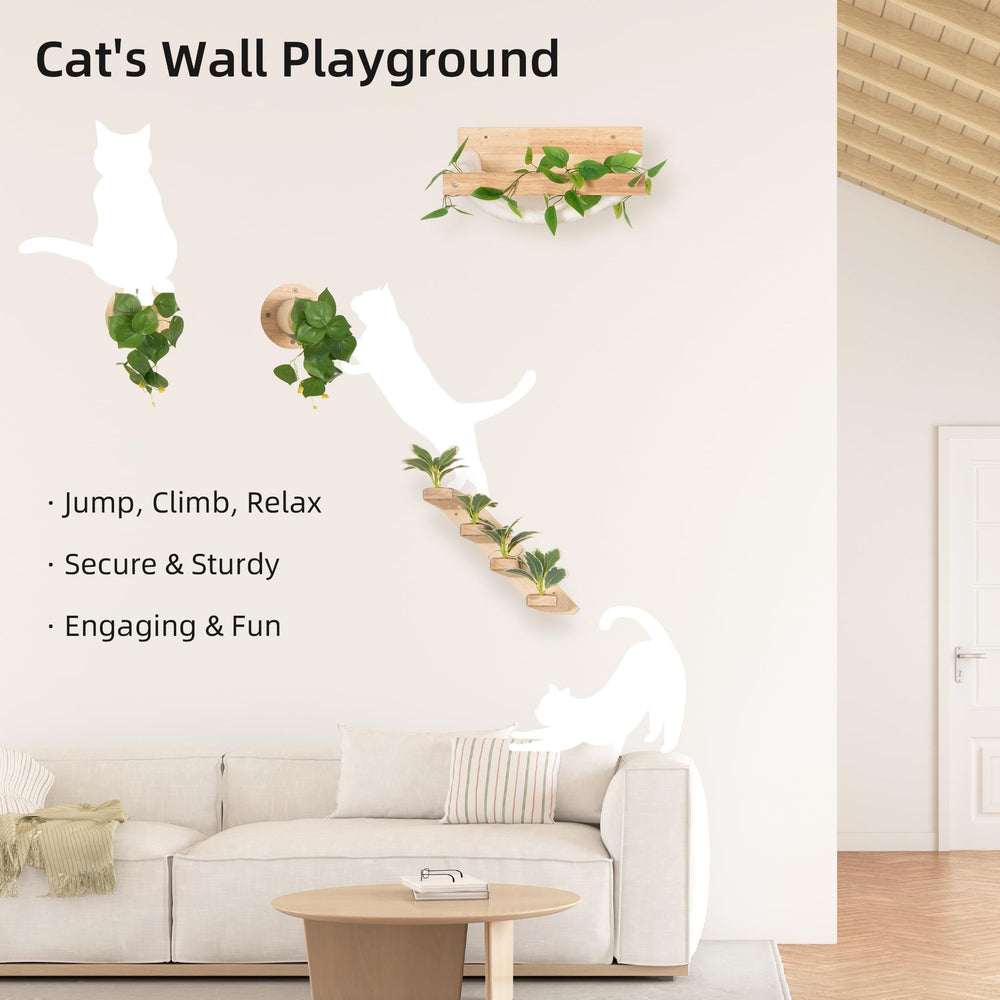 Meowoou marches murales pour chats, option de montée fiable.