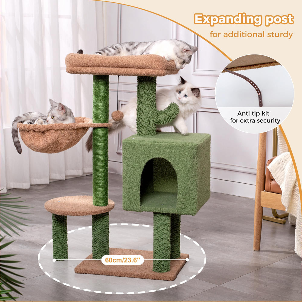 Meowrista lit haut amovible, plateforme élevée pour observer la pièce.