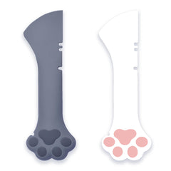 Cuillère Meow&Woof pour pâte de chat, pratique et hygiénique.