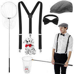 Chapeau agent de contrôle Dalmatien Mepase pour Halloween, look authentique.