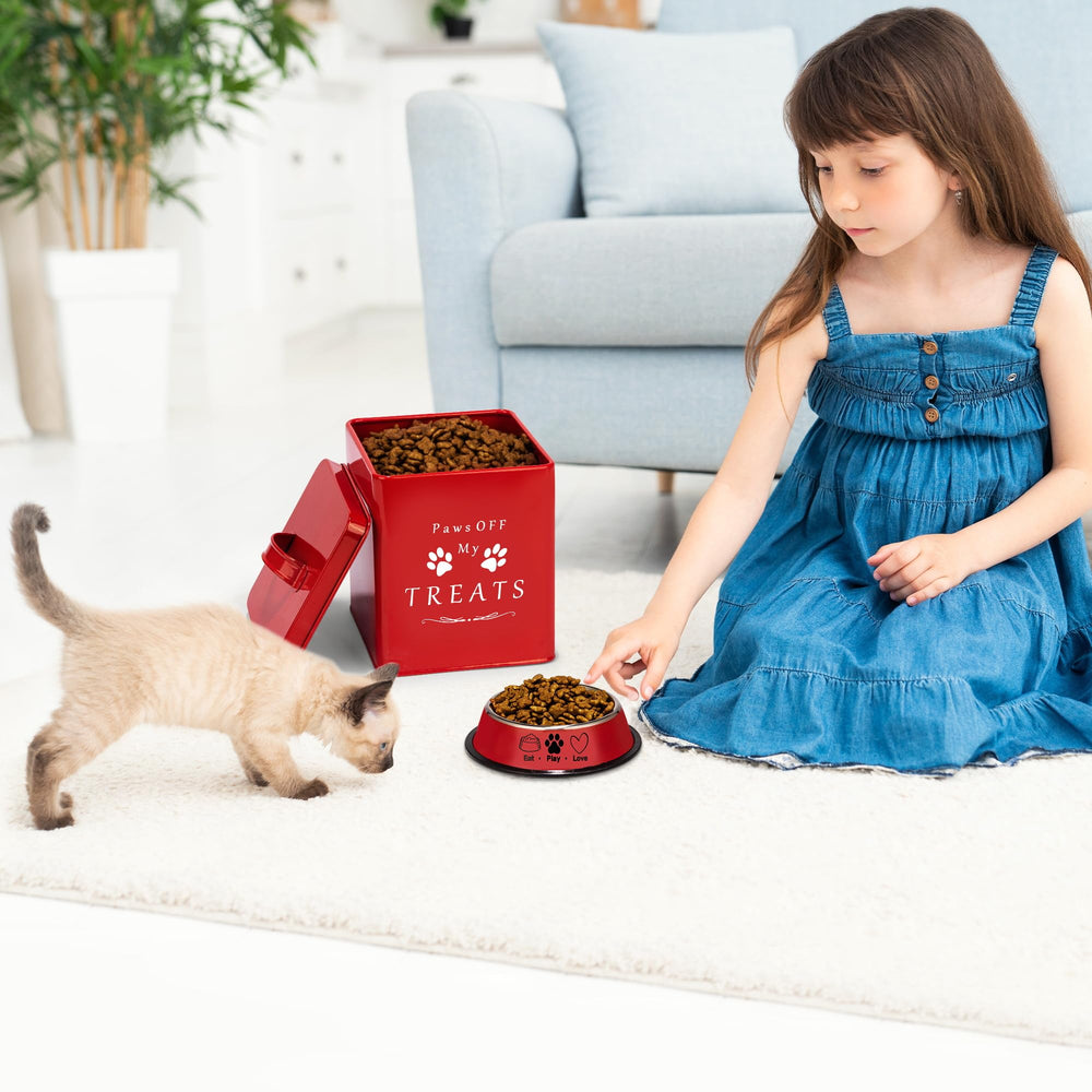 Emballage cadeau attrayant de l’ensemble Meraki Home pour chat
