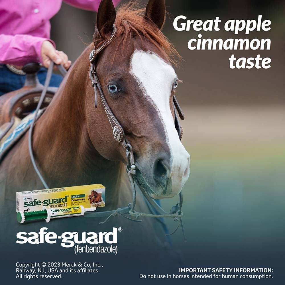 Merck Animal Safe Guard sûr pour poulains et juments gestantes.