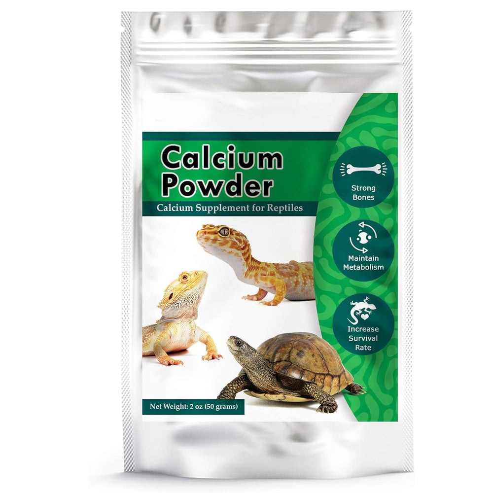 Poudre calcium CoCoo Meric dans bouteille facile à manipuler pour reptiles.