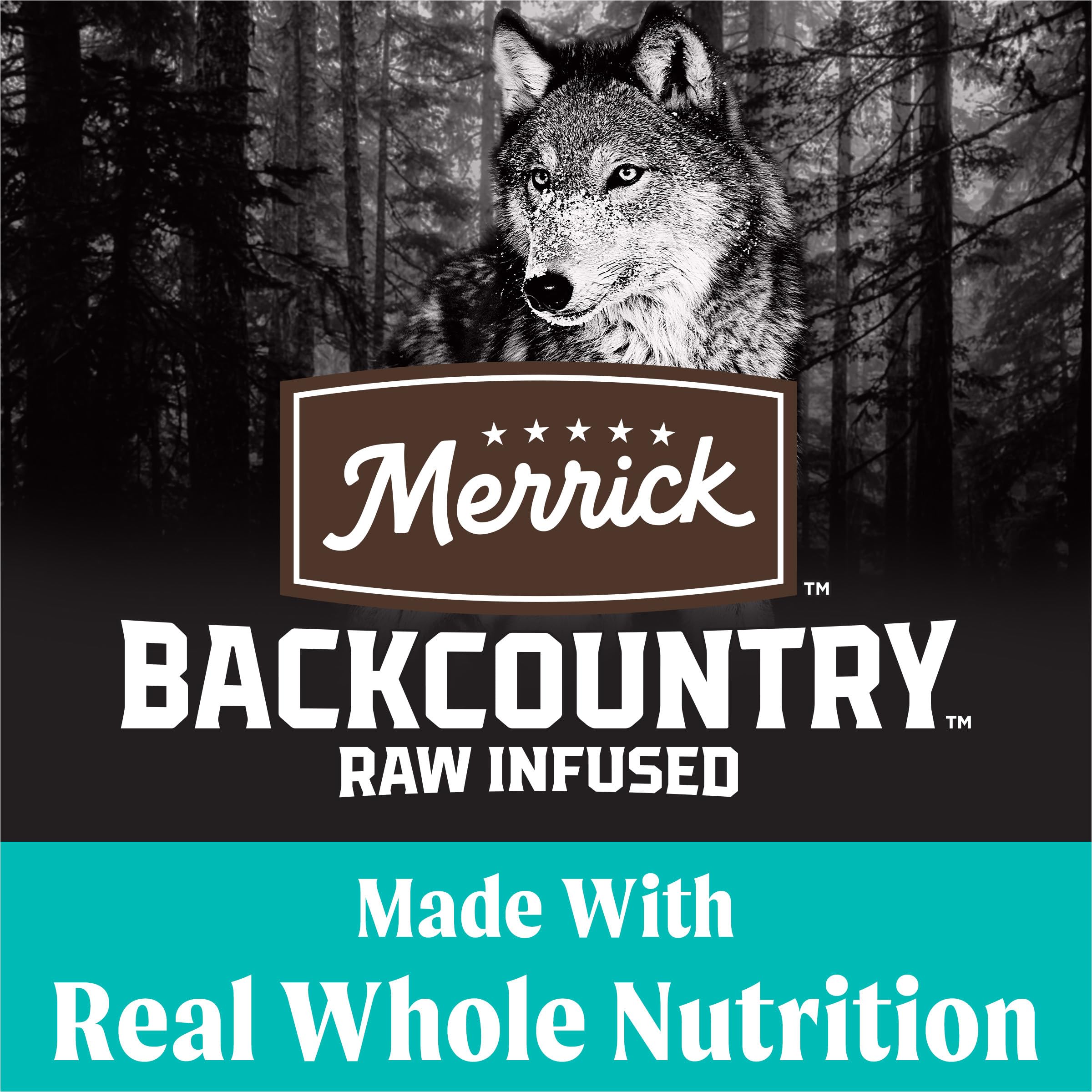 Dinde et canard Merrick Backcountry, goût savoureux pour chien