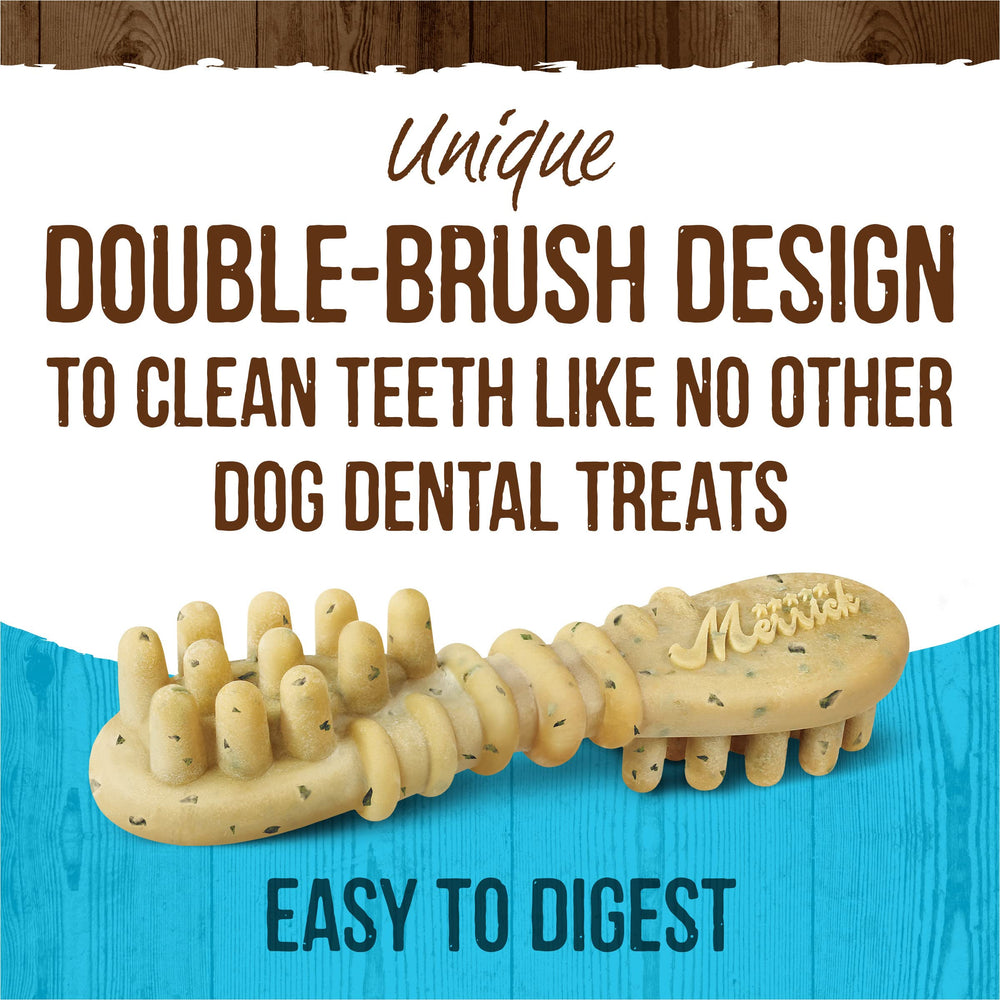 Merrick Fresh Kisses: design double-brossage pour dents propres.