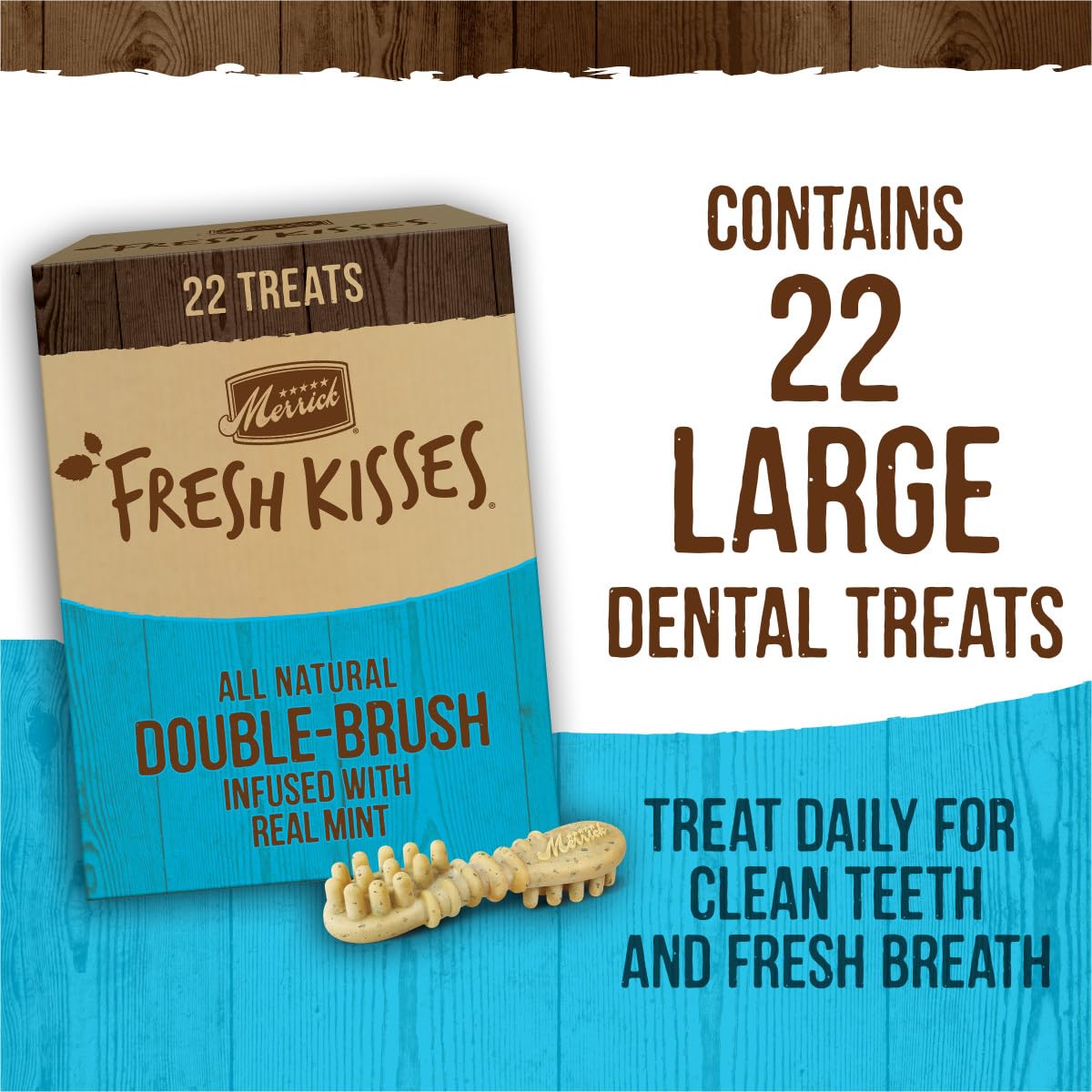 Boîte Merrick Fresh Kisses de 16 unités, pratique pour les routines quotidiennes.