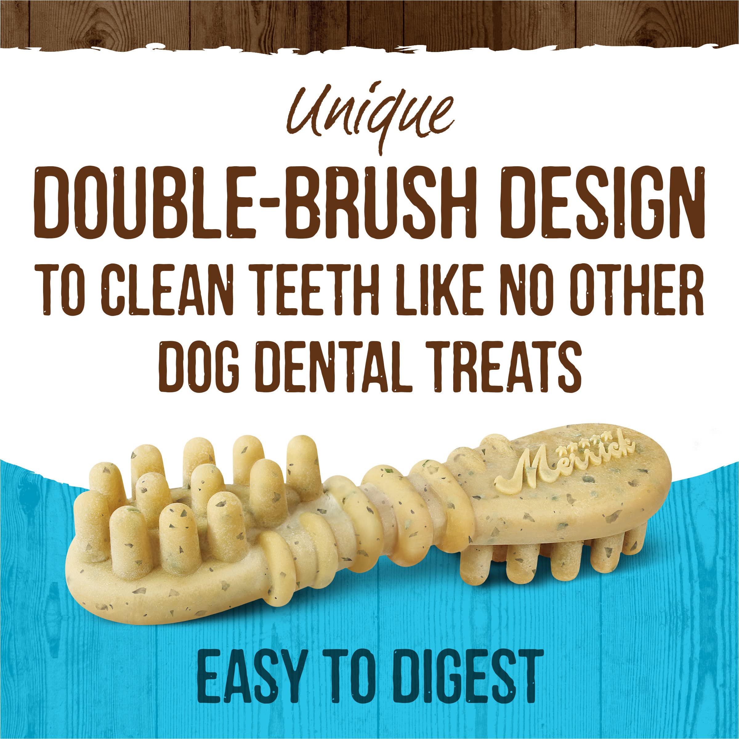 Merrick Fresh Kisses: ingrédients sans grains pour l'hygiène canine.