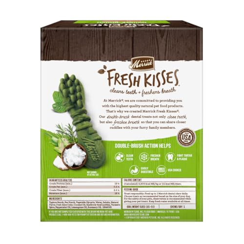 Merrick Fresh Kisses: convient aux chiens pesant 25 à 50 livres.