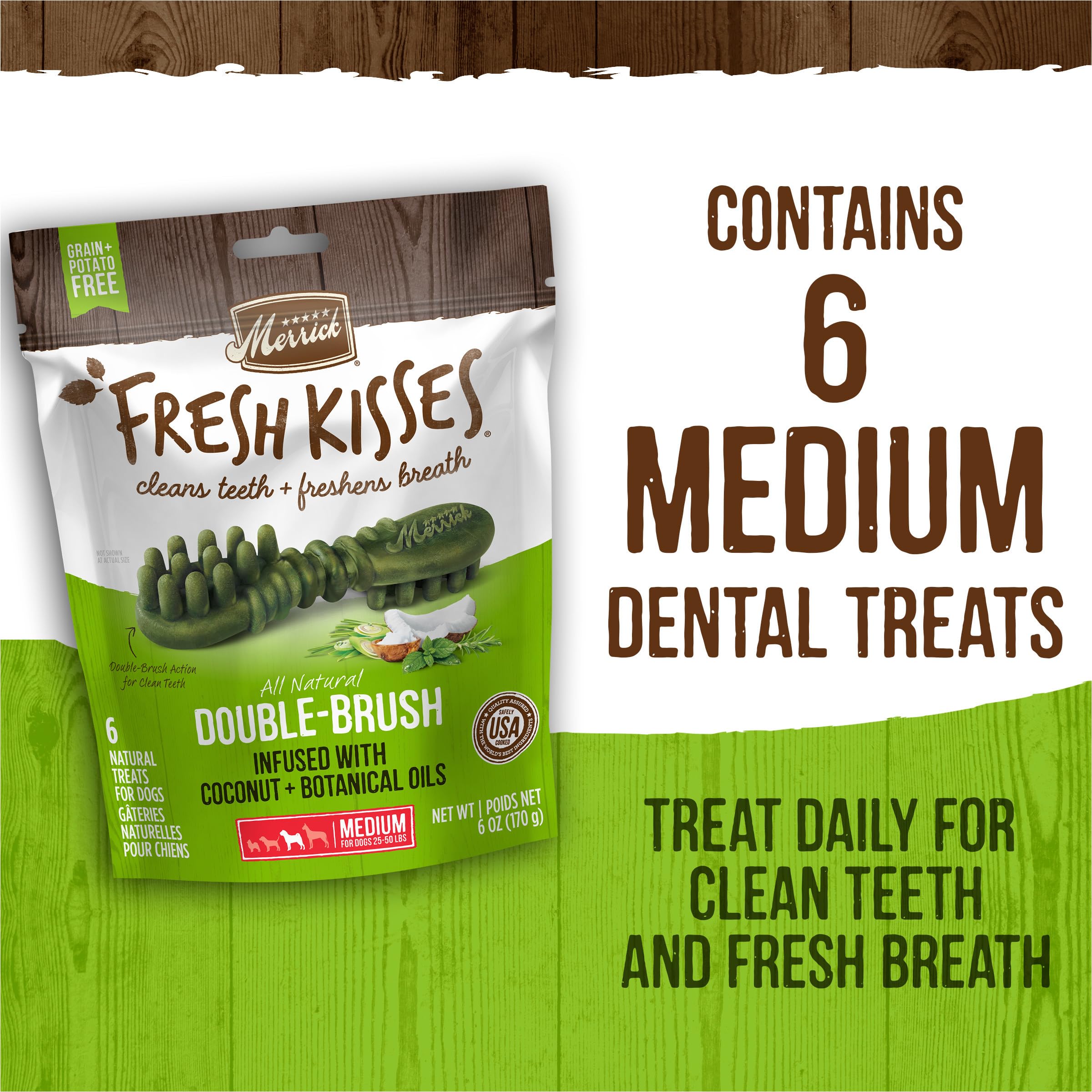 Routine quotidienne Merrick Fresh Kisses pour haleine plus fraîche.