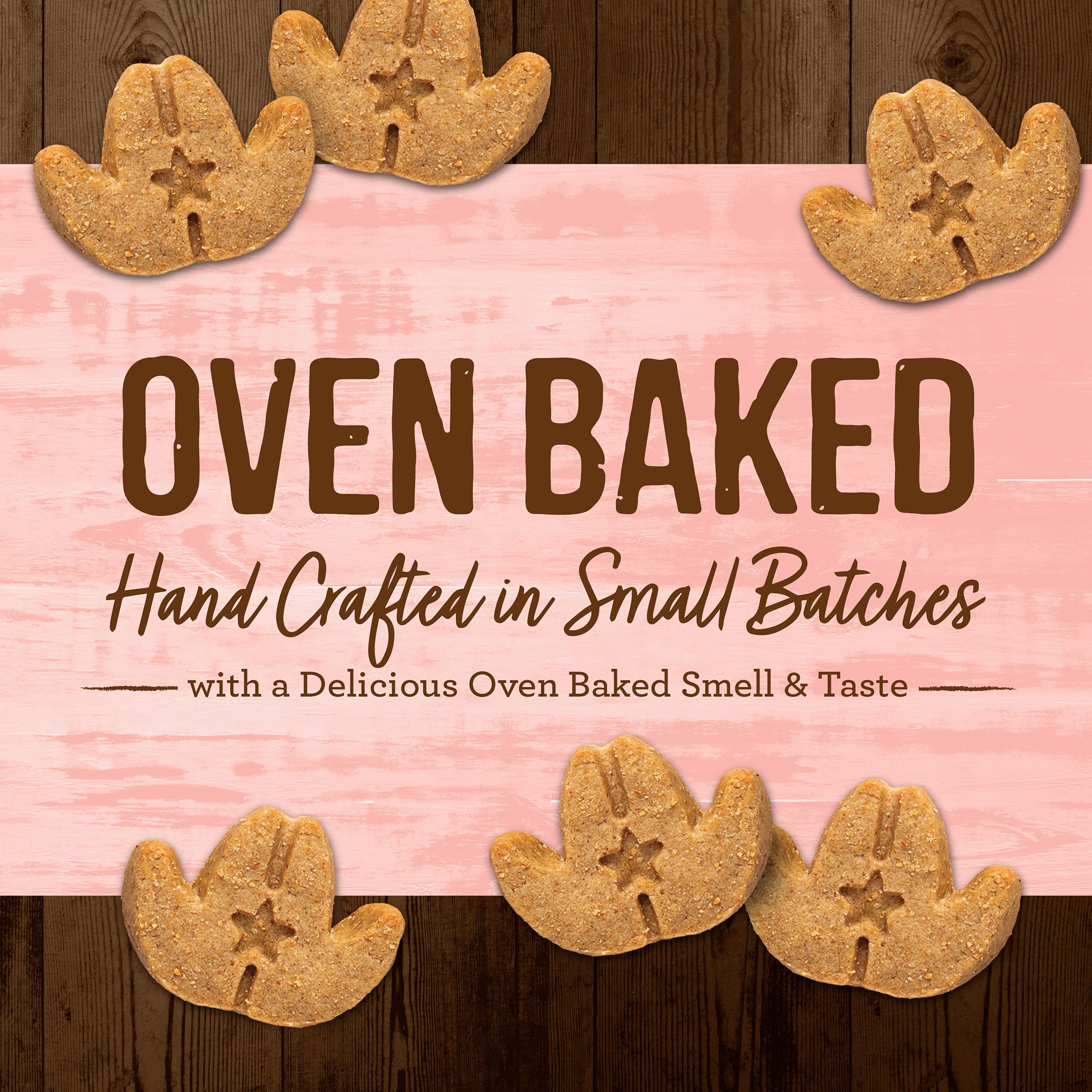 Friandises Merrick pour chiens croquantes au bacon, récompense savoureuse et sans maïs
