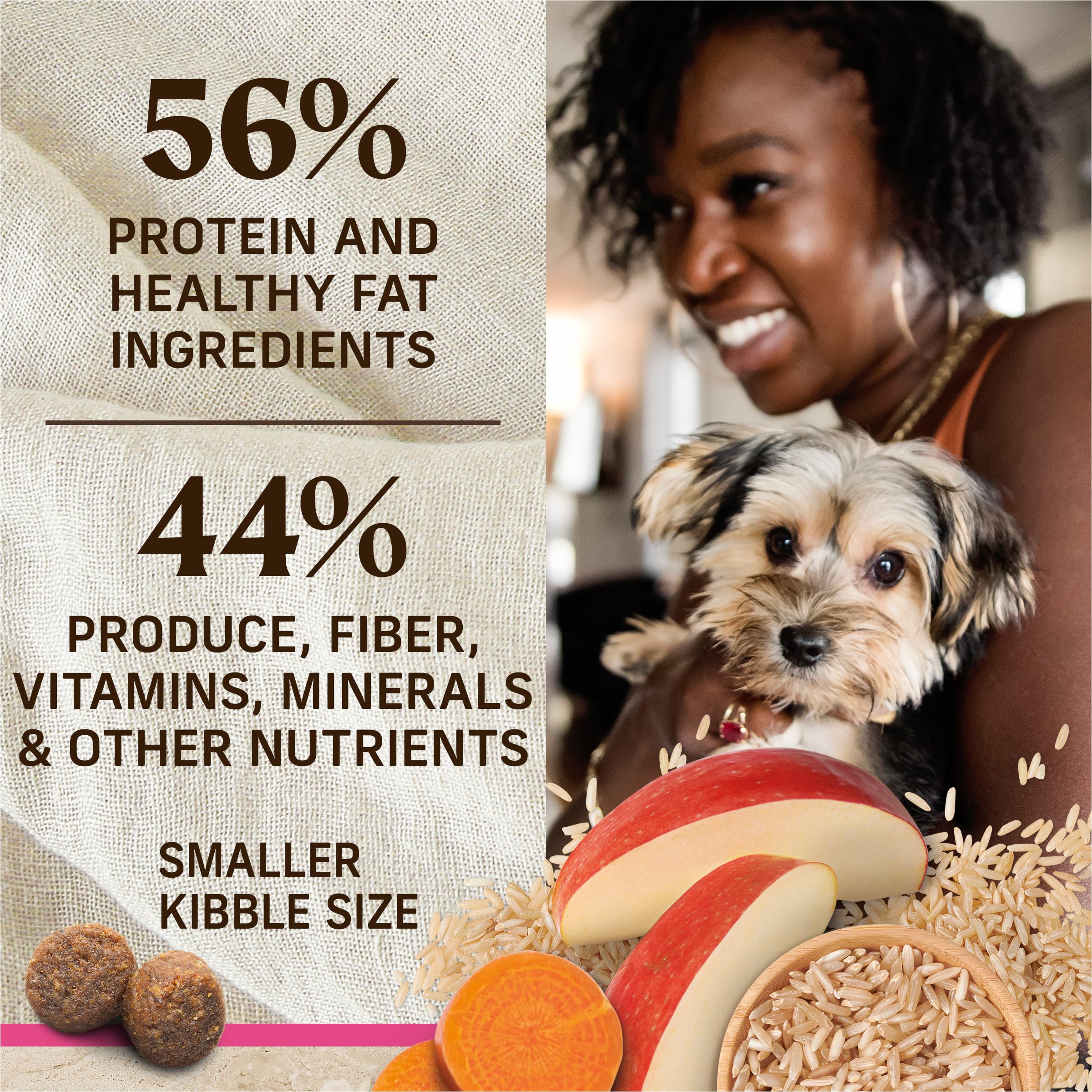 Merrick Healthy Grains, sans pommes de terre, option premium pour petites races