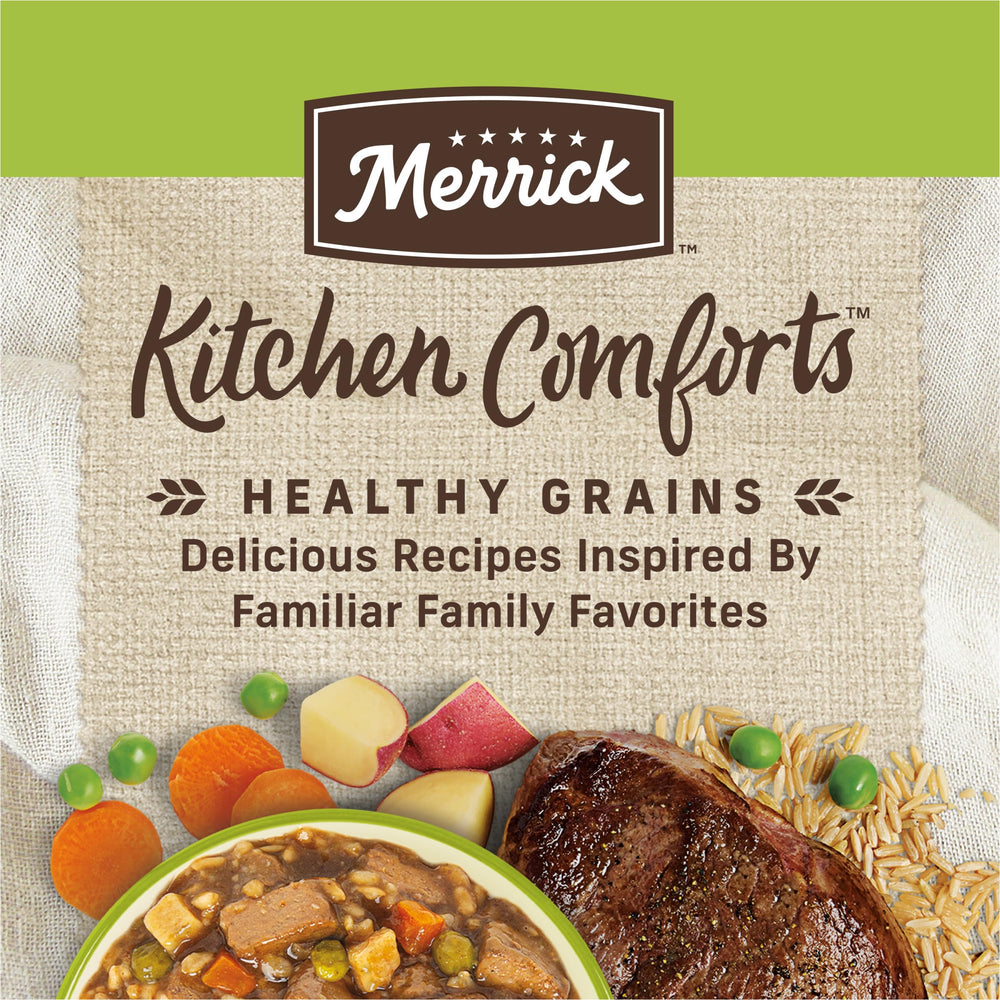 Pack de 12 boîtes Merrick Kitchen Comforts, solution pratique pour les repas.