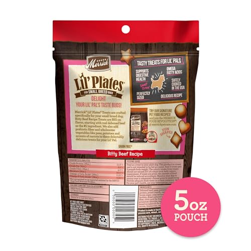Merrick Lil’ Plates adaptées aux chiots et petits chiens, friandises savoureuses