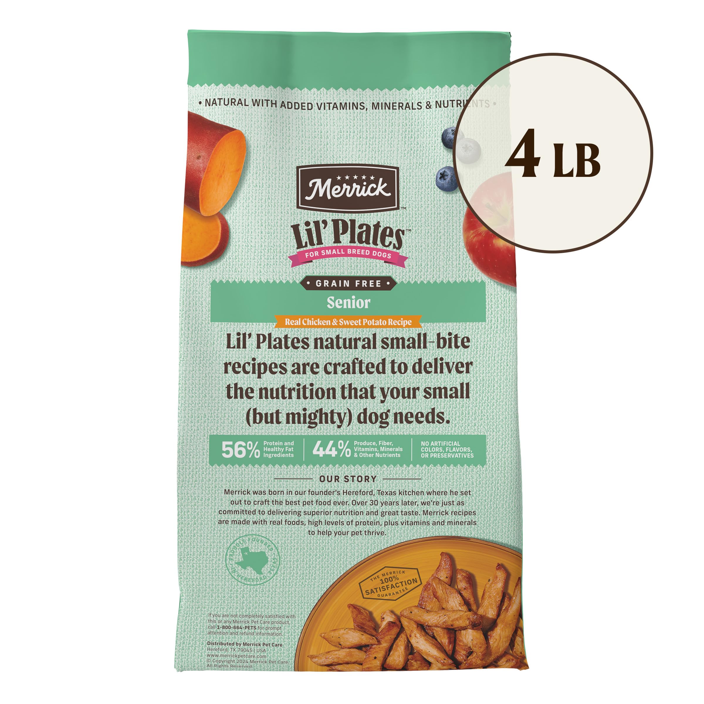 Merrick Lil’ Plates oméga-6 et oméga-3 pour peau et pelage sains