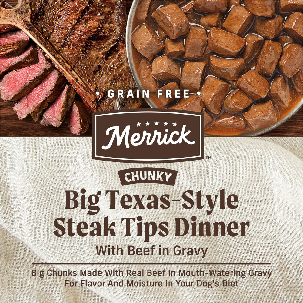 Merrick Morceaux boeuf généreux dans sauce appétissante