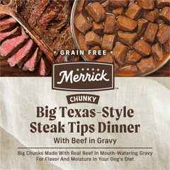 Merrick Morceaux boeuf généreux dans sauce appétissante