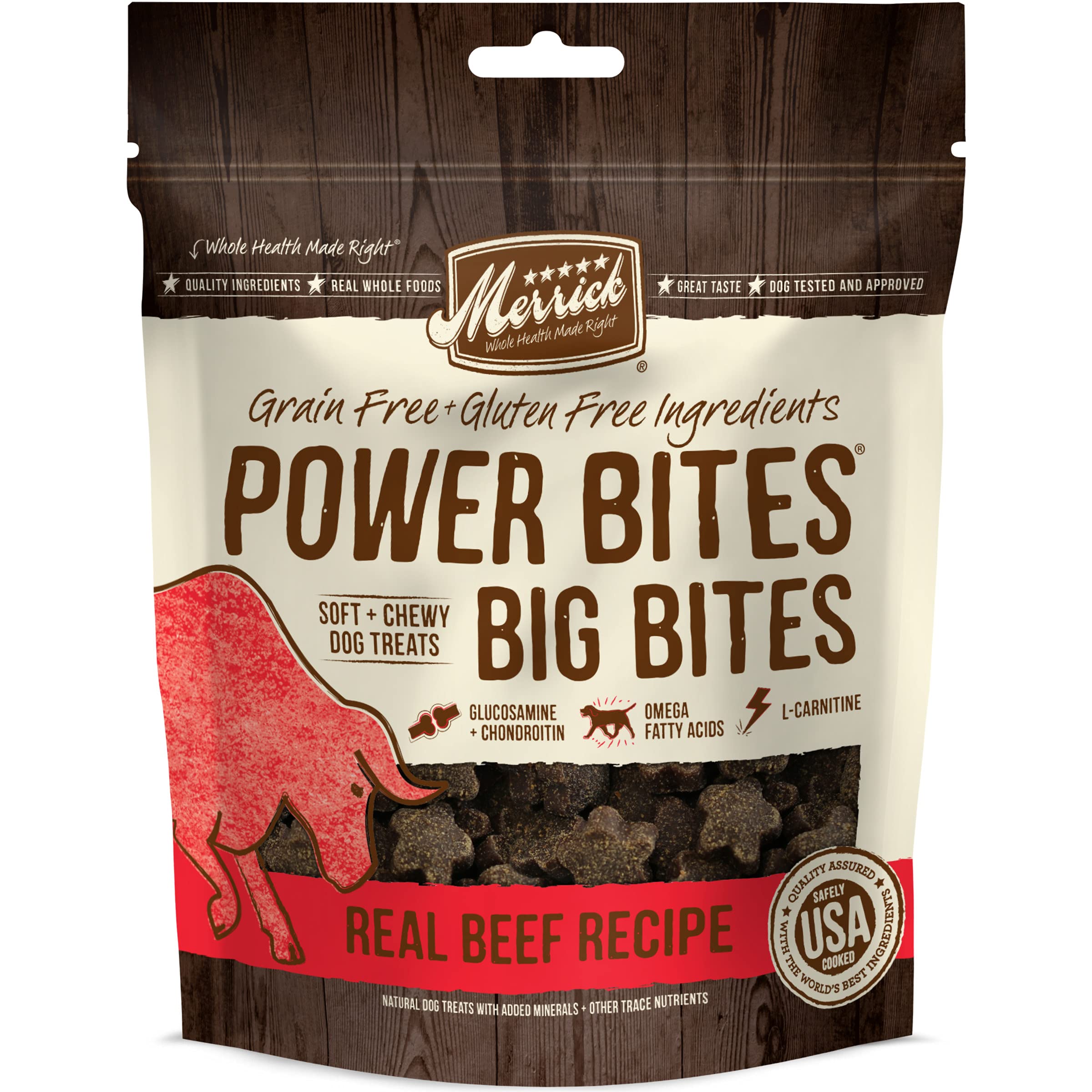 Merrick Power Bites emballage 6 oz pour récompenses lors de l'entraînement