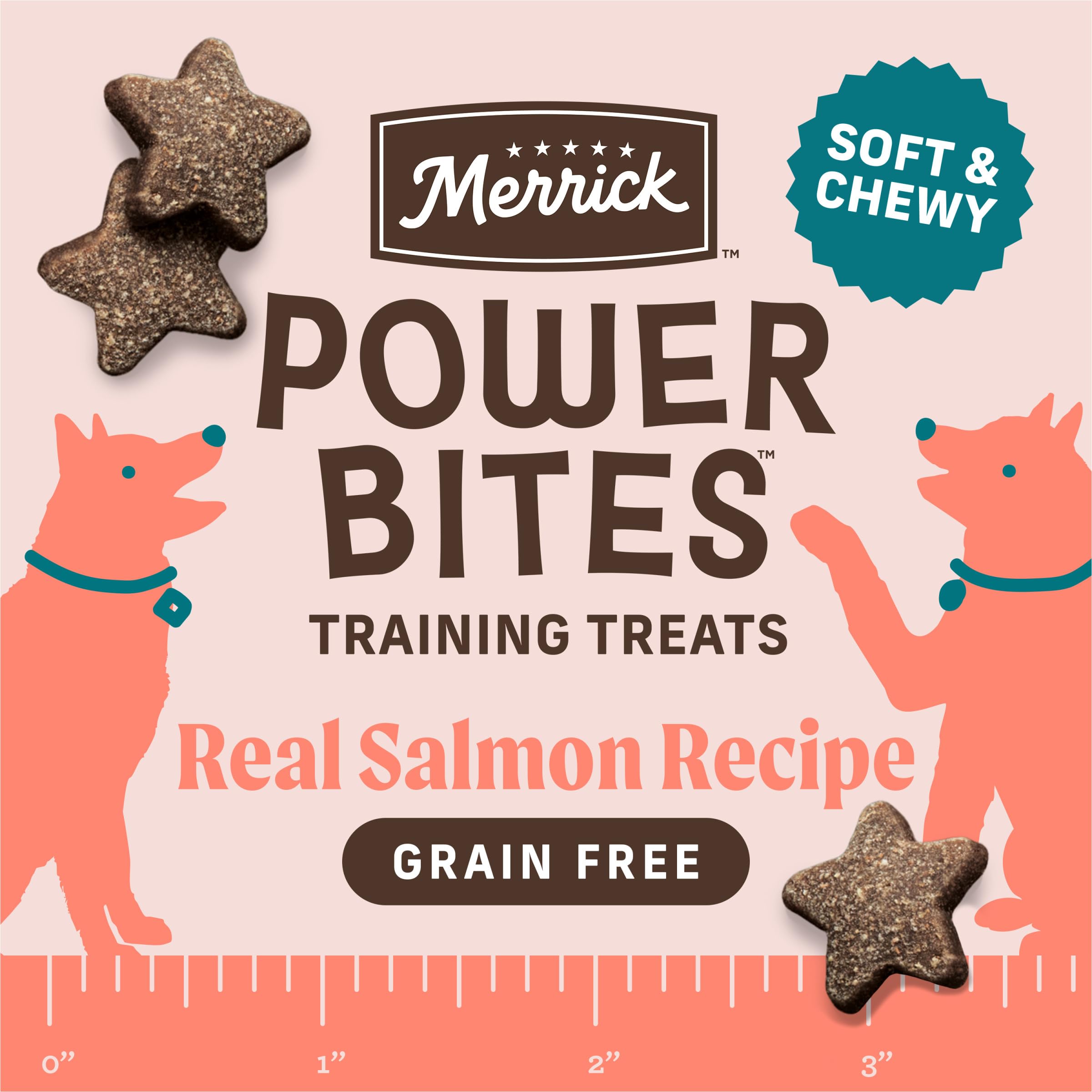 Merrick Power Bites – forme étoile, gourmande et adaptée pour petites bouchées.
