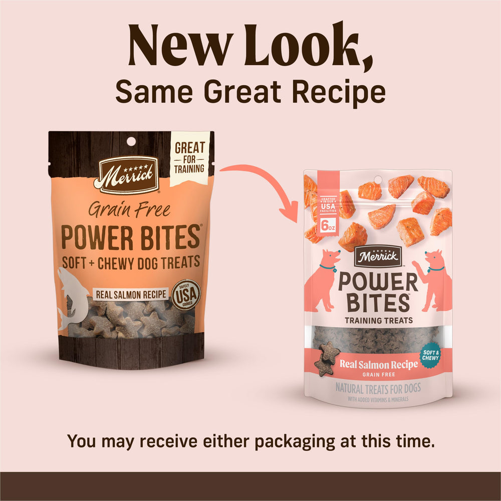 Merrick Power Bites – sans céréales, idéal pour des collations légères sans gluten.