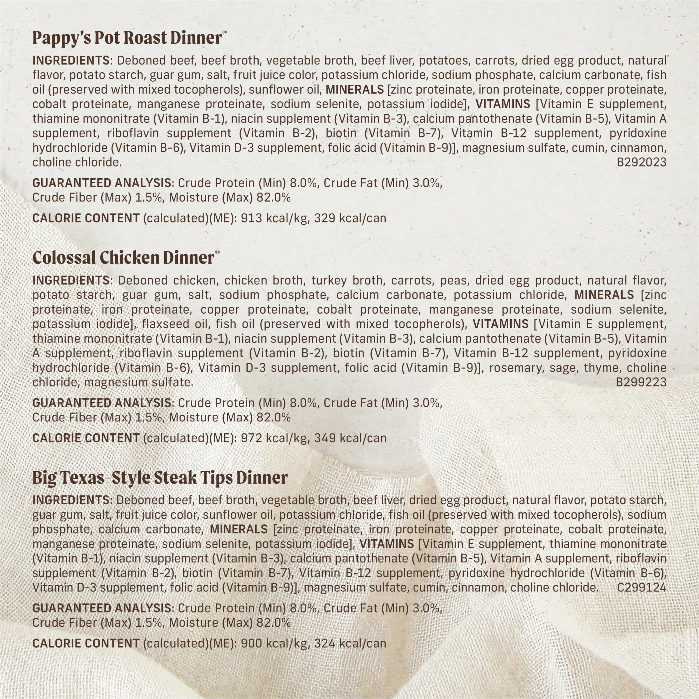 Merrick Premier ingrédient viande real et poulet en conserve chien