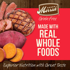 Merrick texture croquante visible, favorise la mastication et le plaisir quotidien.