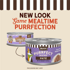 Boîte Merrick Purrfect Bistro, pâté lapin prêt à servir et facile