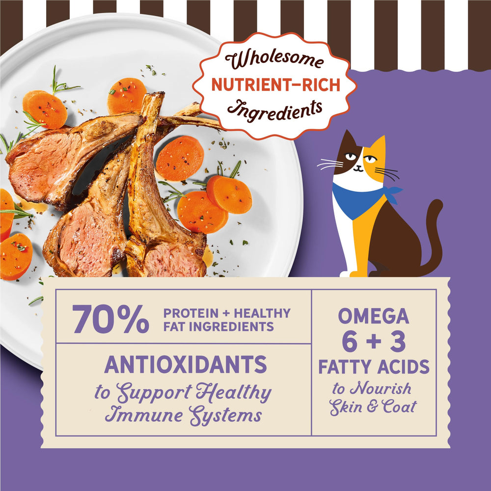 Merrick Purrfect Bistro: carottes réelles pour des nutriments naturels