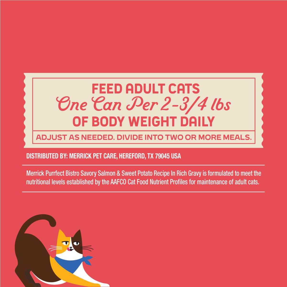 Merrick Purrfect Bistro fabriqué aux États-Unis, gage de qualité et traçabilité.