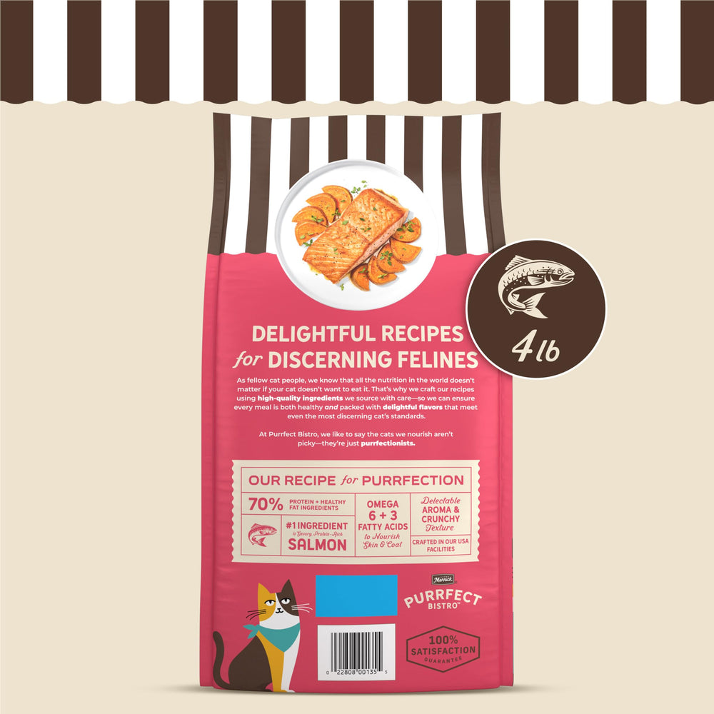 Merrick Purrfect Bistro fabriqué aux États‑Unis selon des normes élevées.