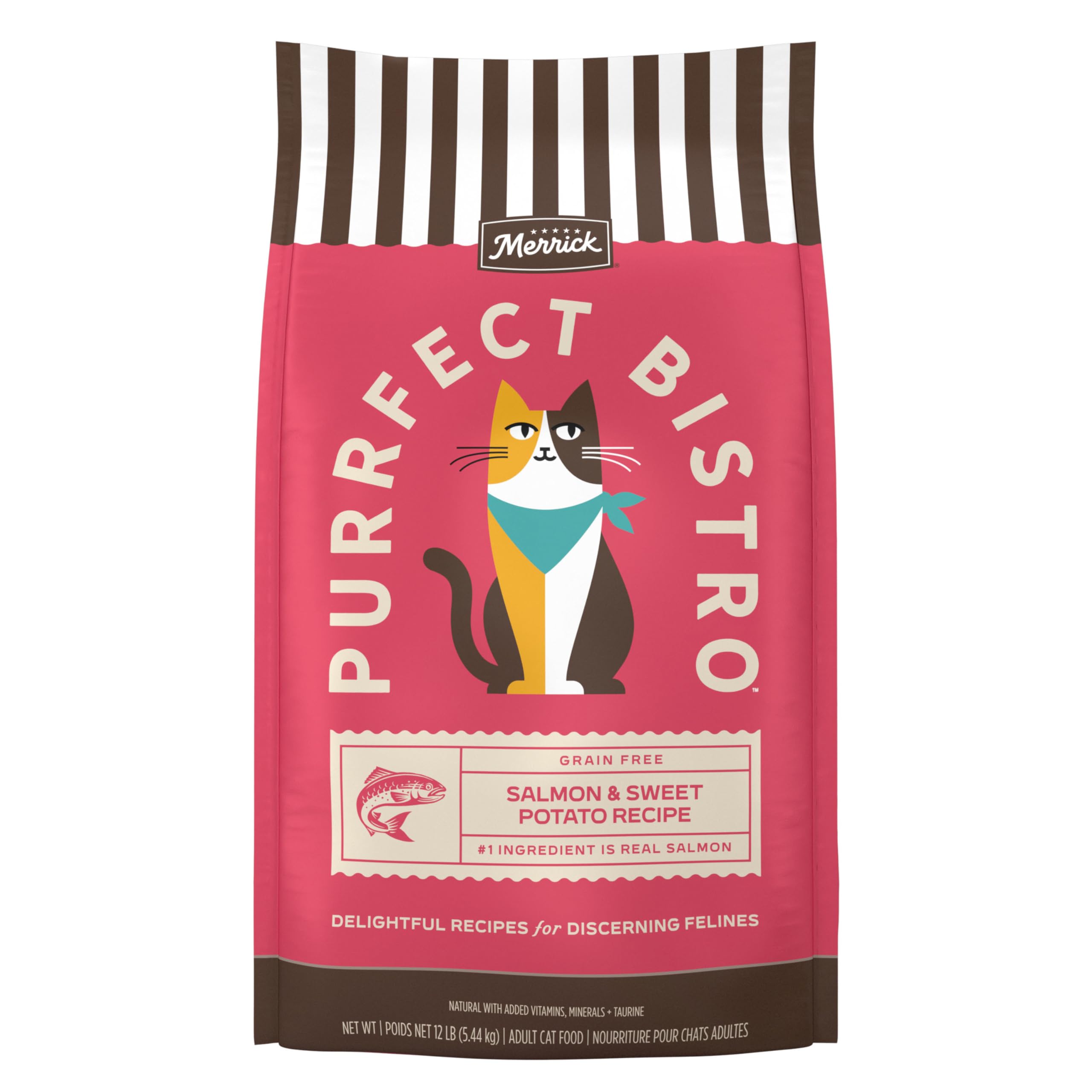 Merrick Purrfect Bistro oméga-6-et-oméga-3 sac : peau et poil éclatants.