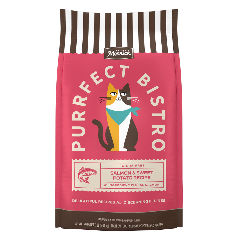Merrick Purrfect Bistro oméga-6-et-oméga-3 sac : peau et poil éclatants.