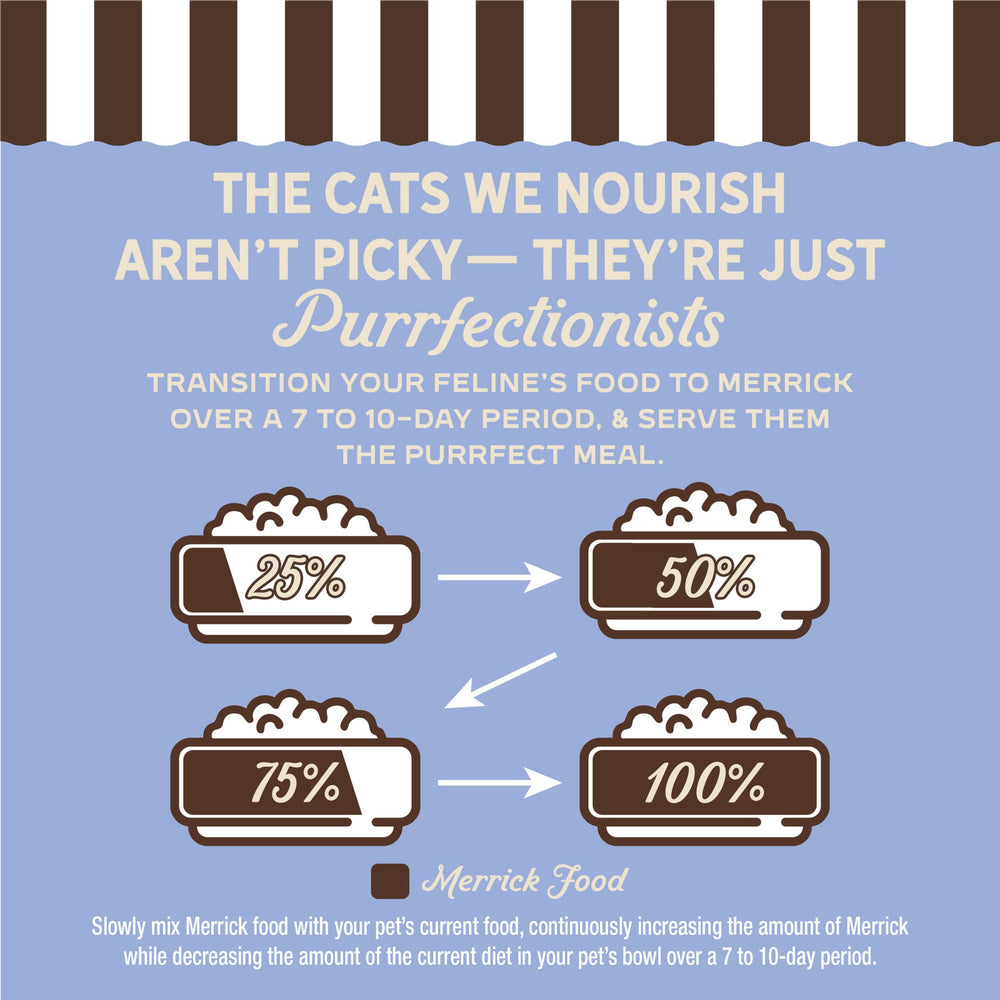 Merrick Purrfect Bistro Pâté au thon, pratique à servir avec croquettes.