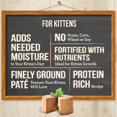Merrick Purrfect Bistro Pate poulet premier ingrédient nourrissant pour chaton