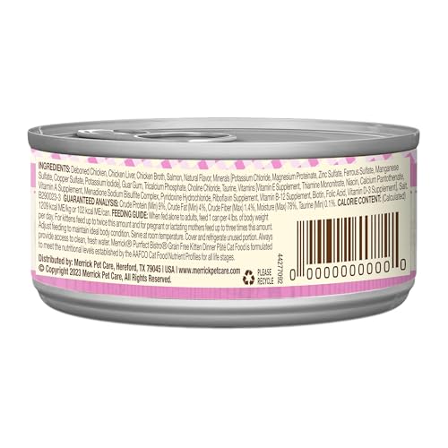 Merrick Purrfect Bistro Pate haute teneur en protéines de poulet