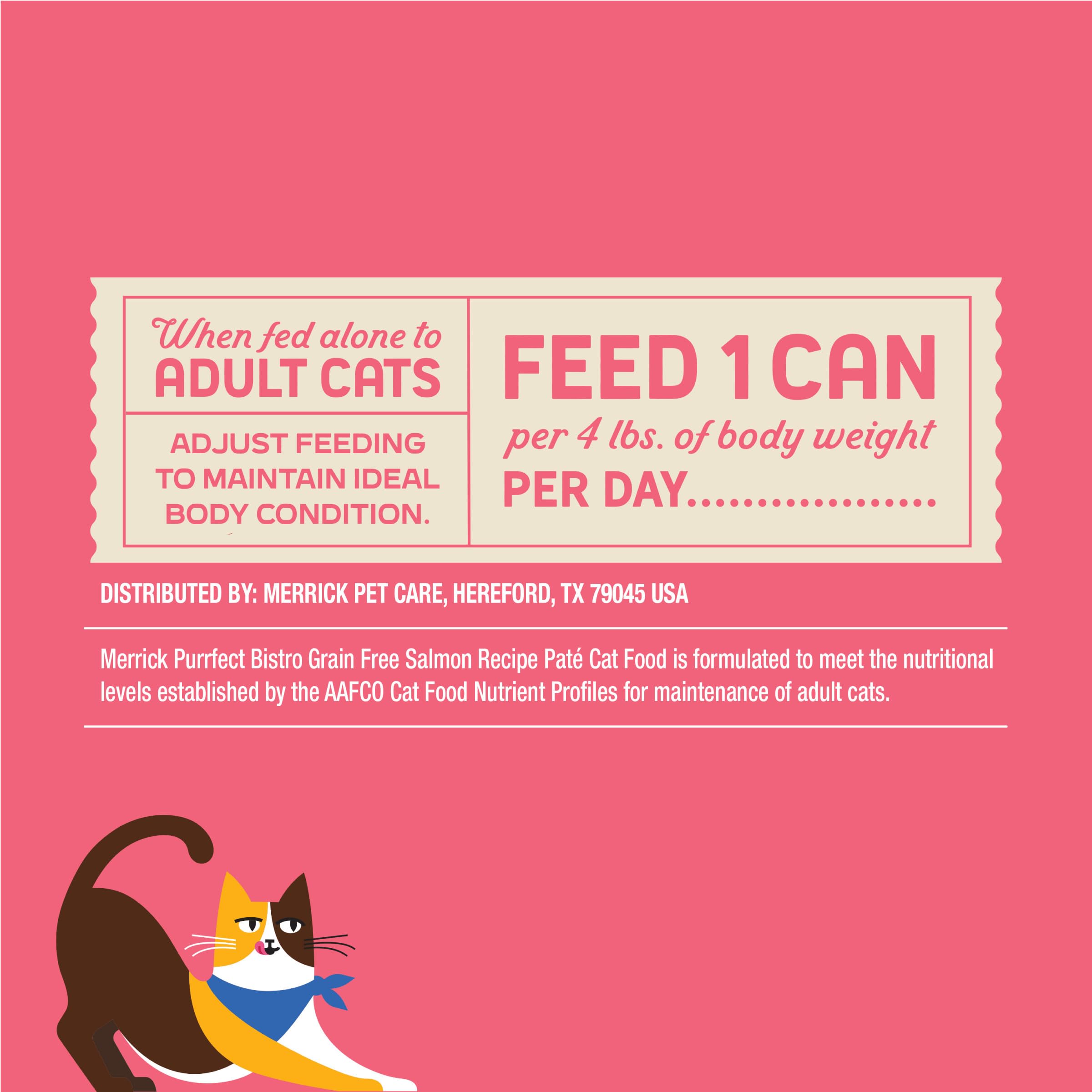 Merrick Purrfect Bistro: sans cereales, sans soja pour une alimentation simple.